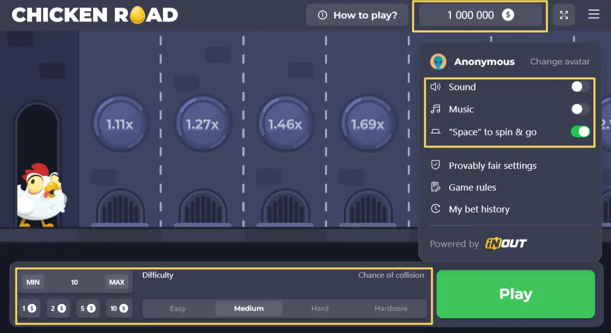 Chicken Road Game - Attraversamento Stradale